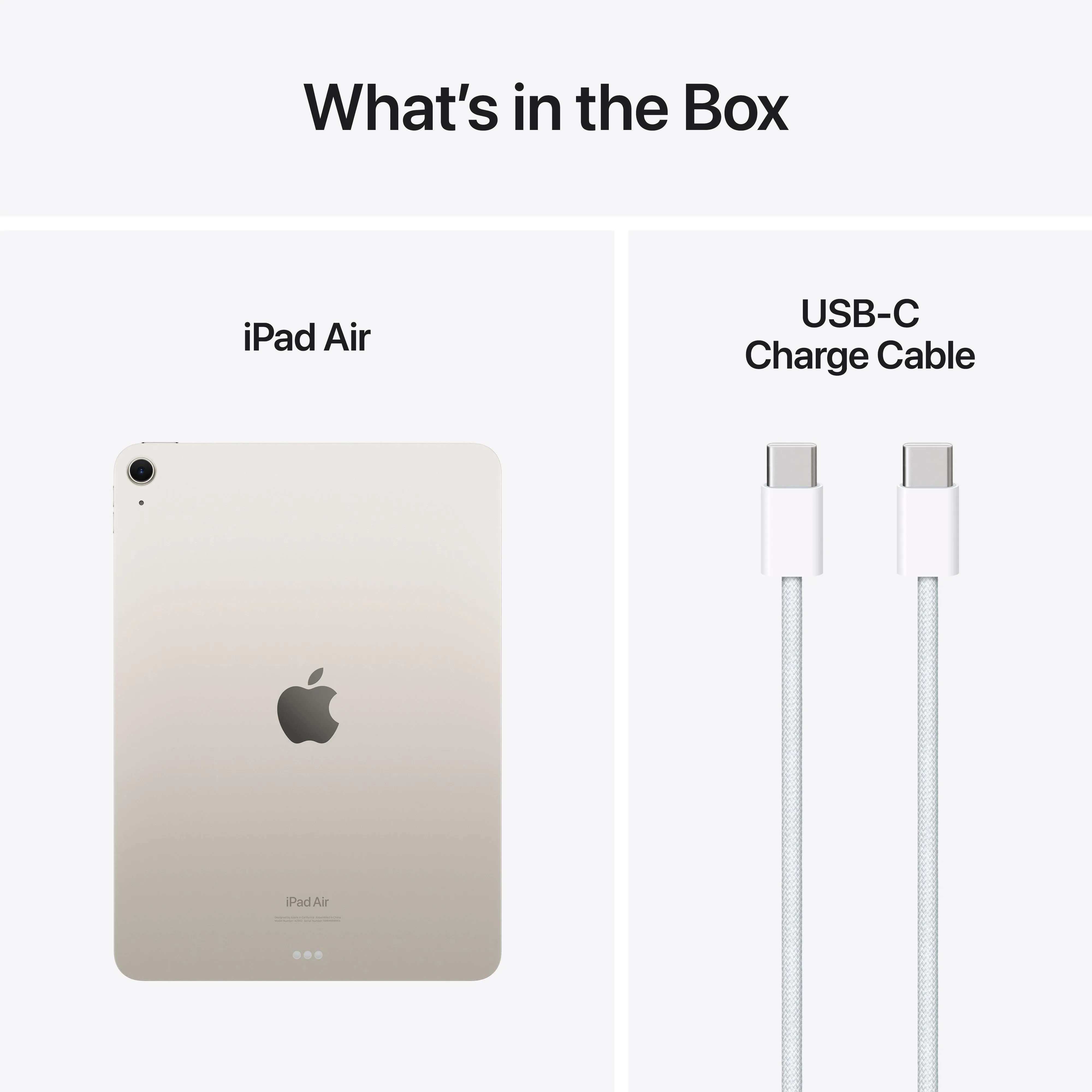 11-inch iPad Air Wi-Fi 1TB - Starlight (M2)