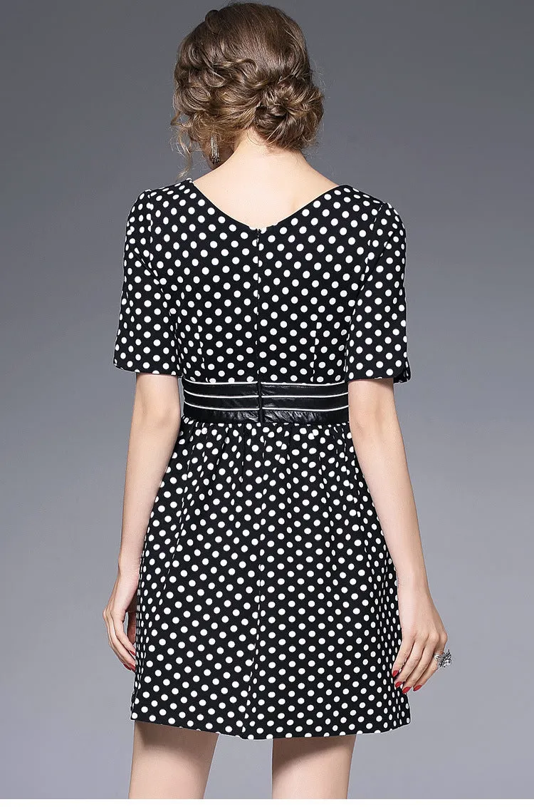 1/2 Sleeve Shirt A-line Dress
