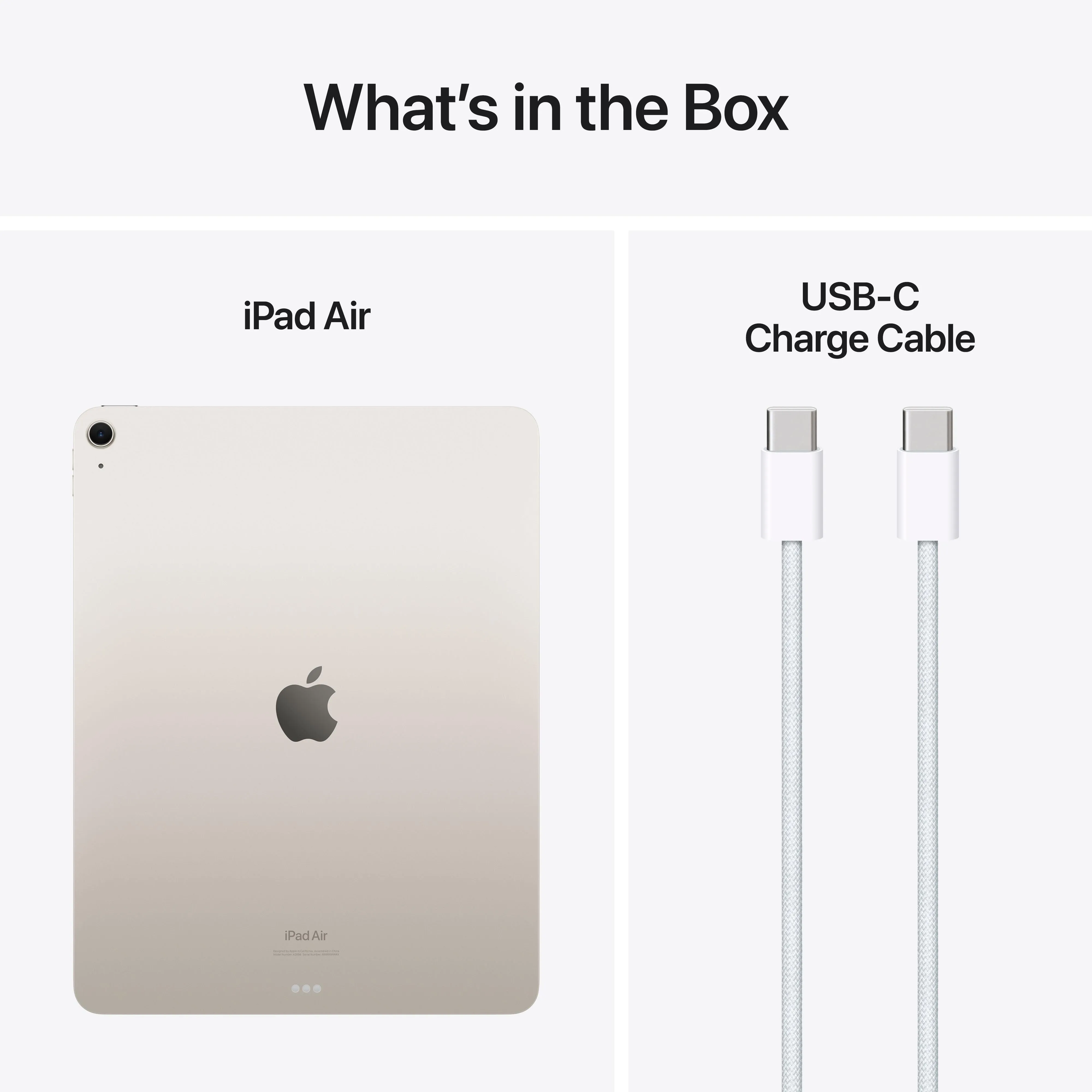 13-inch iPad Air Wi-Fi 1TB - Starlight (M2)