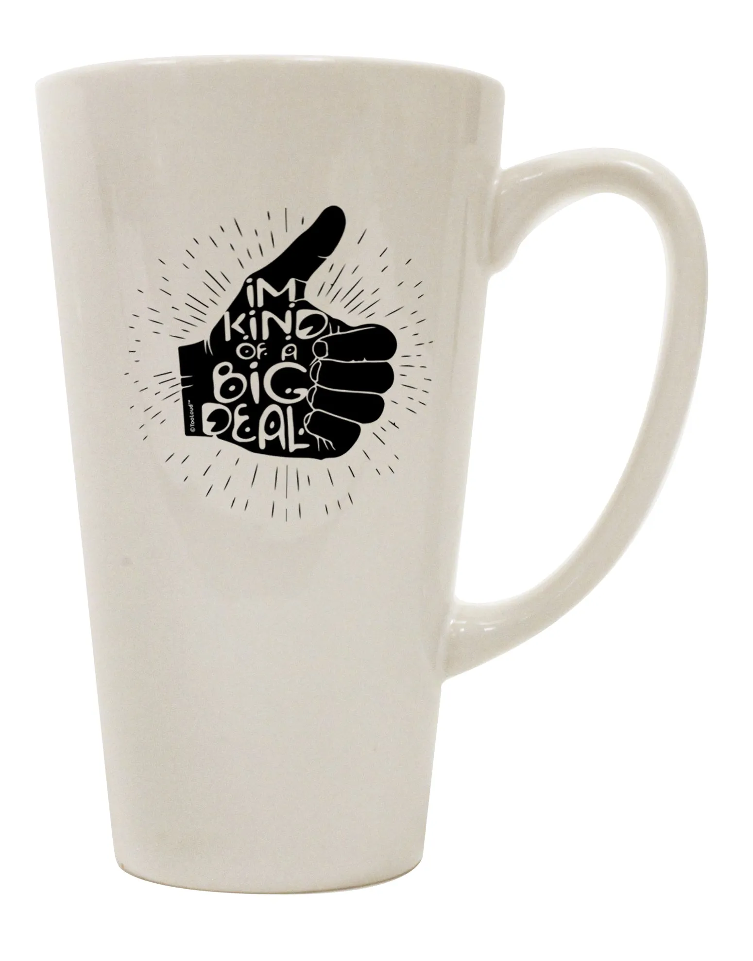 16 Ounce Conical Latte Coffee Mug - Expertly Crafted for Those Who Appreciate Quality Drinkware