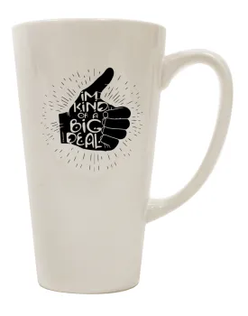 16 Ounce Conical Latte Coffee Mug - Expertly Crafted for Those Who Appreciate Quality Drinkware