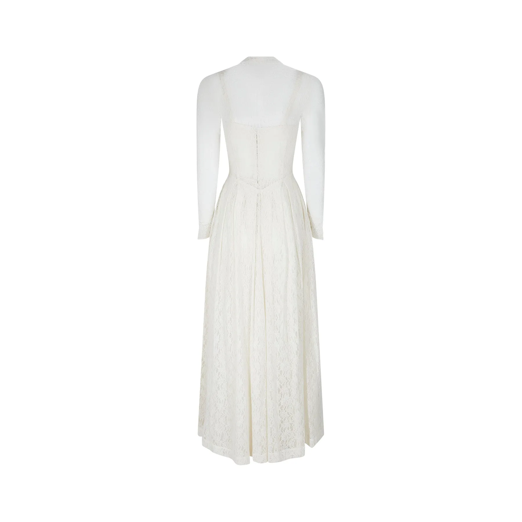 1950s Lace Wedding Dress