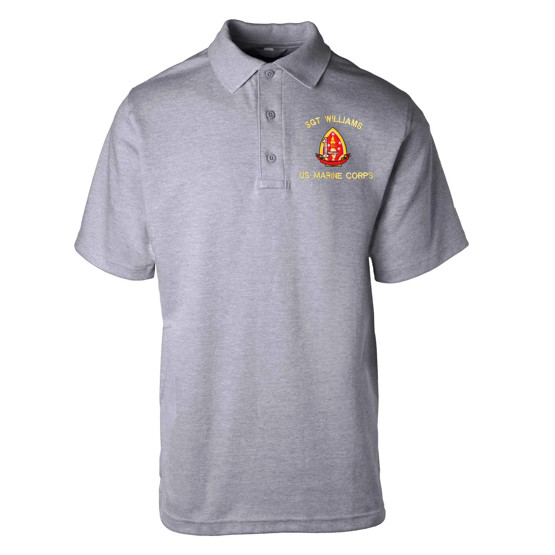 1st Battalion 2nd Marines Embroidered Tru-Spec Golf Shirt