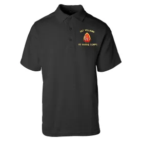 1st Battalion 2nd Marines Embroidered Tru-Spec Golf Shirt