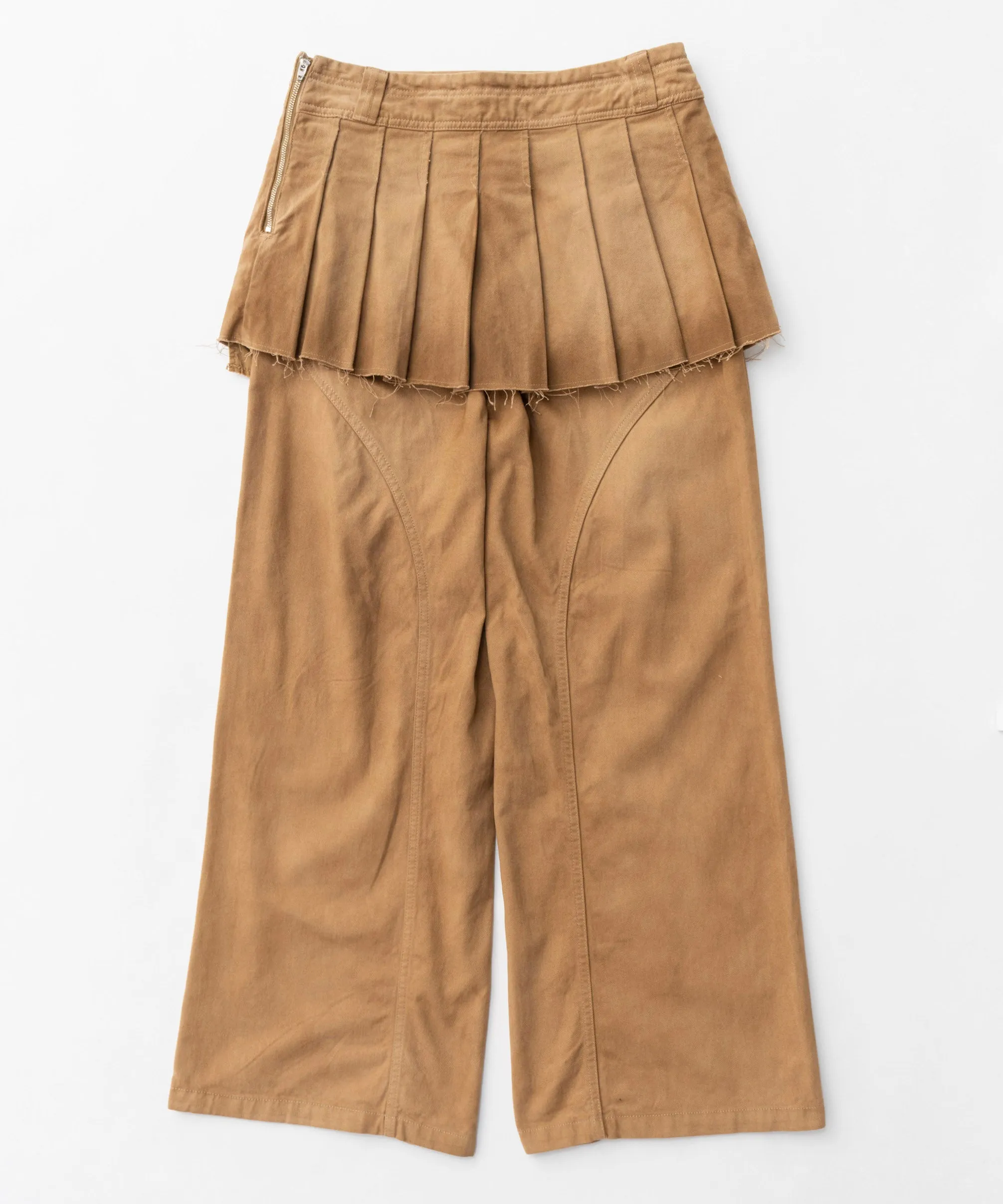 【24WINTER PRE-ORDER】Pleated Skirt Layered Pants