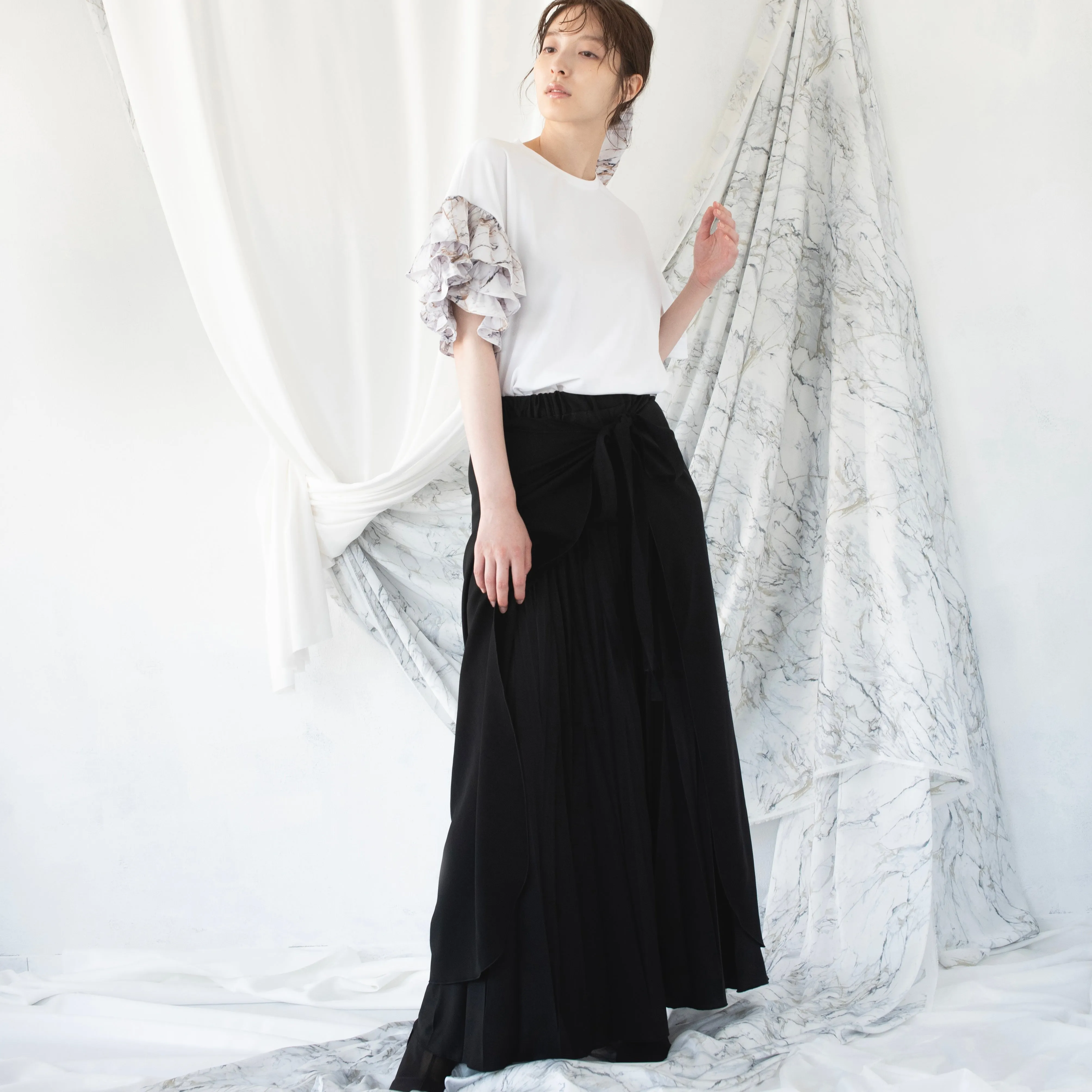 3way pleated pants