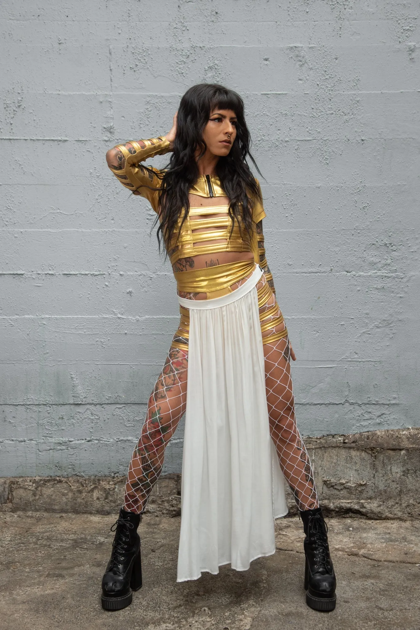 5D x Stellar Dust Pharaoh Skirt - rayon