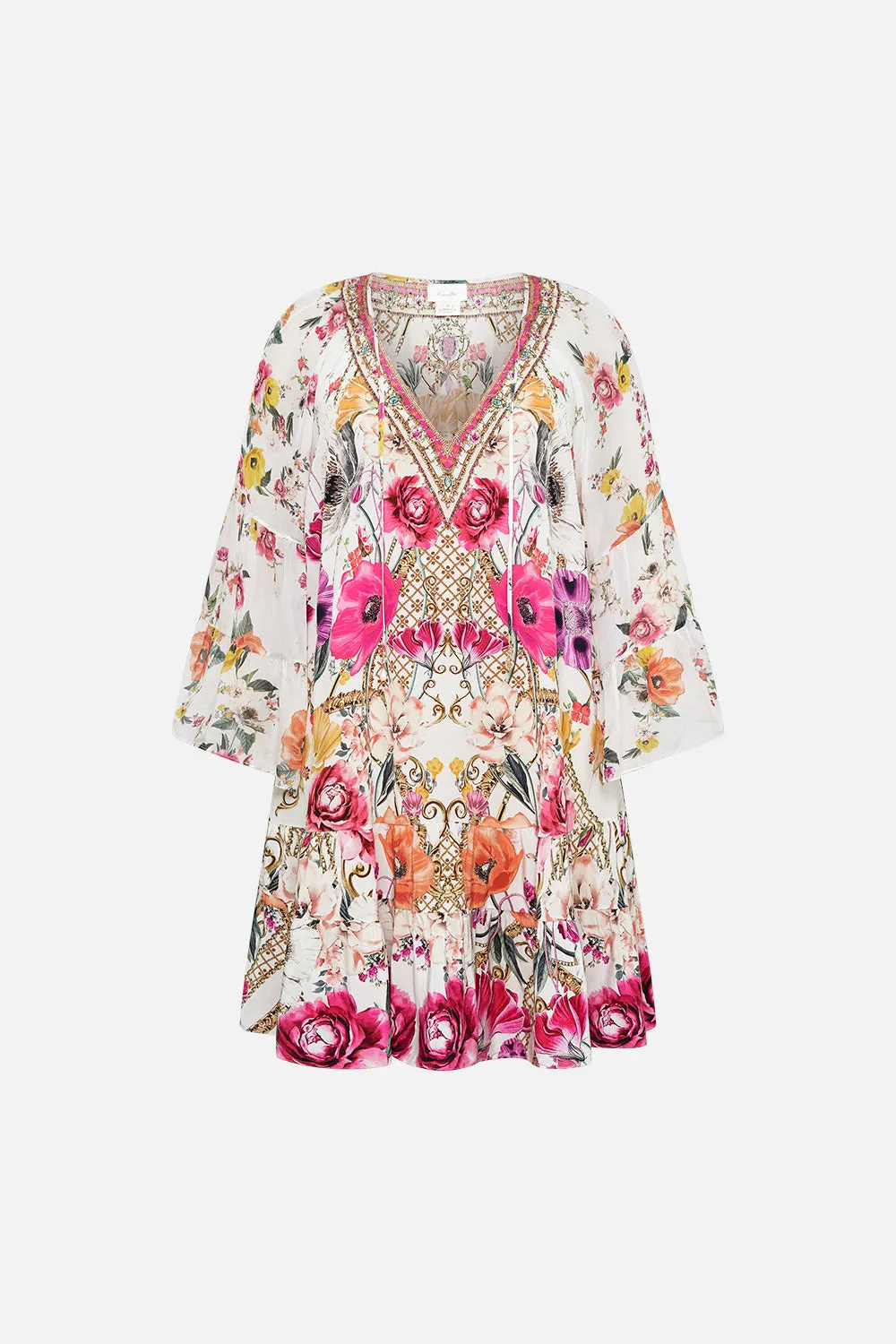 A-Line Dress with Gathered Panels - Destiny Calling