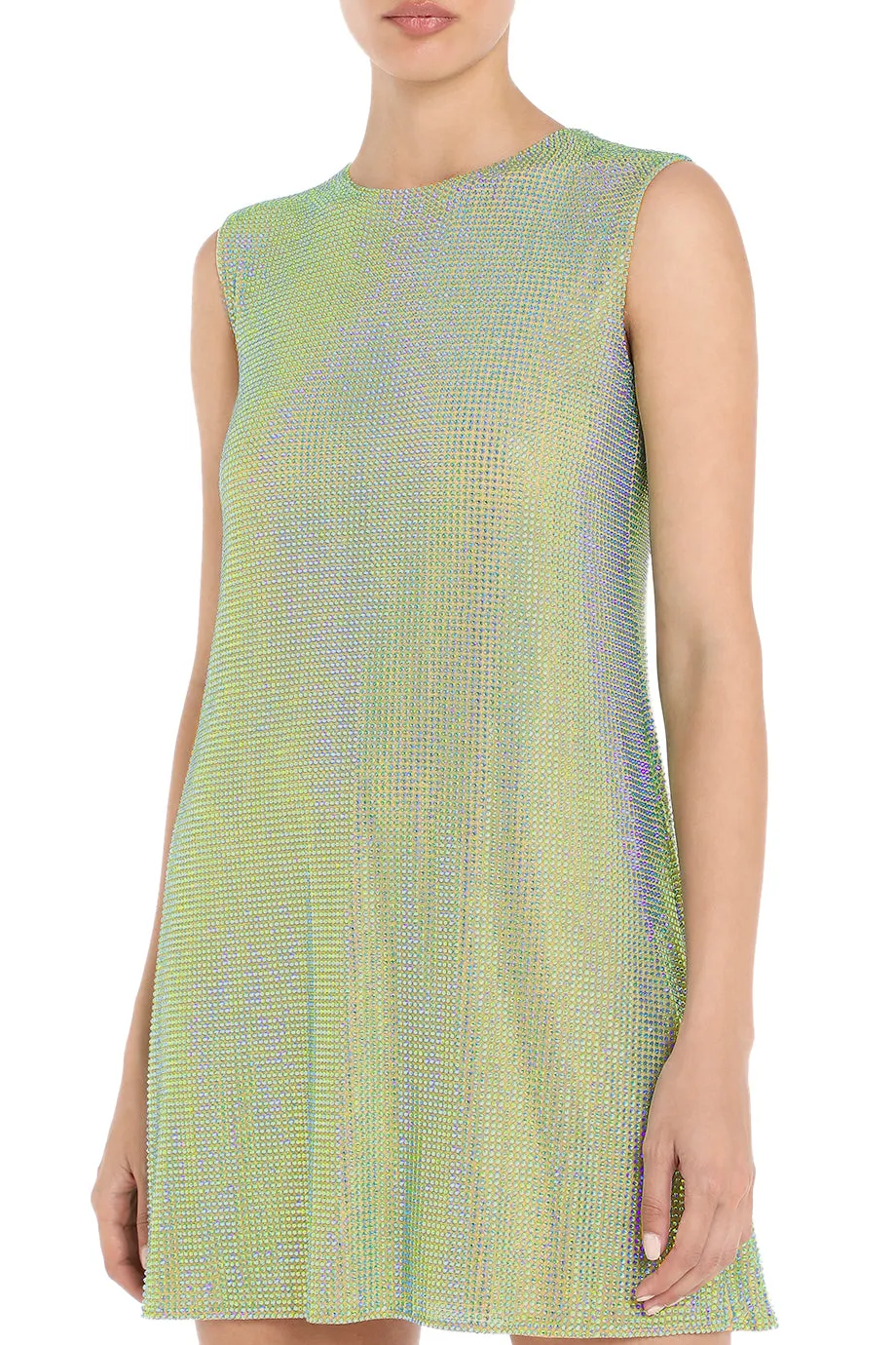 A-Line Sleeveless Mini Dress