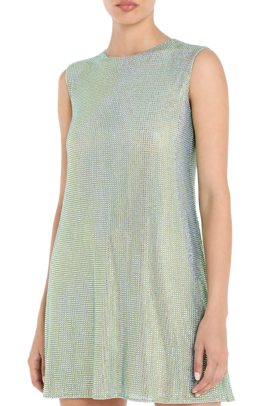 A-Line Sleeveless Mini Dress