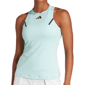 adidas Premium Tennis Tank Top (Ladies) - Flash Aqua