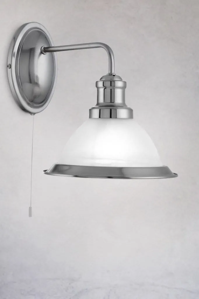 Alabaster Glass Wall Light