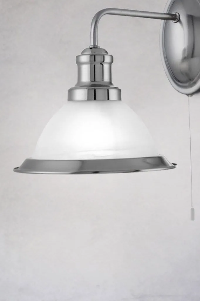 Alabaster Glass Wall Light