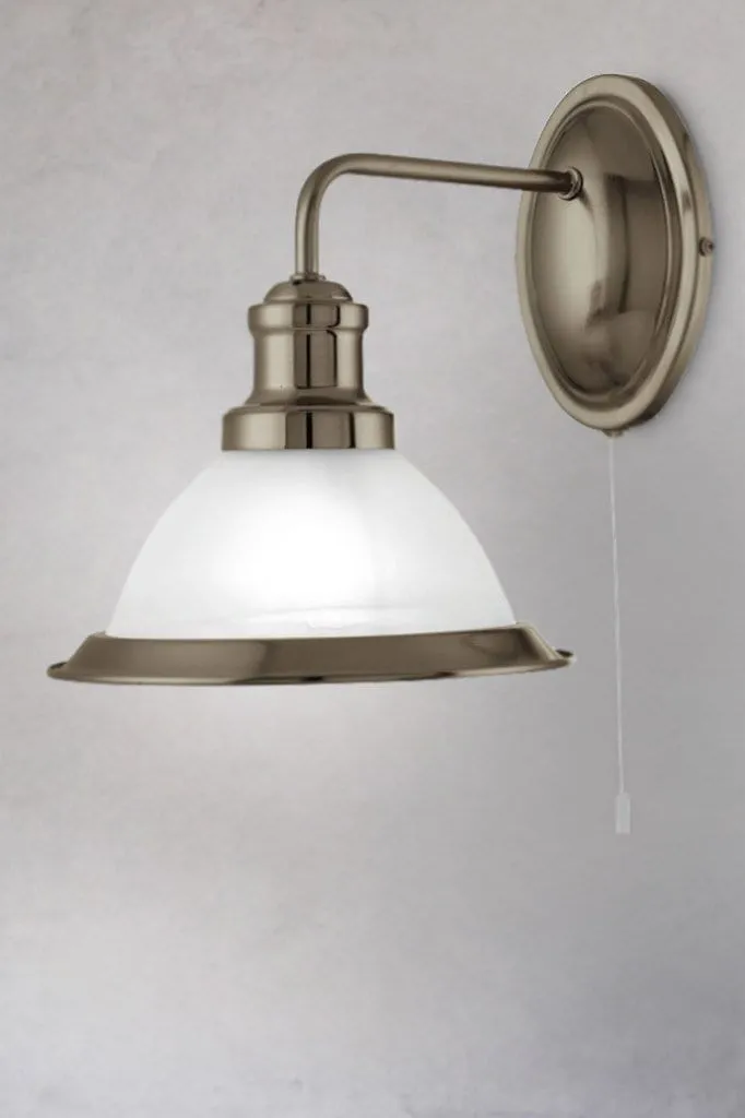 Alabaster Glass Wall Light
