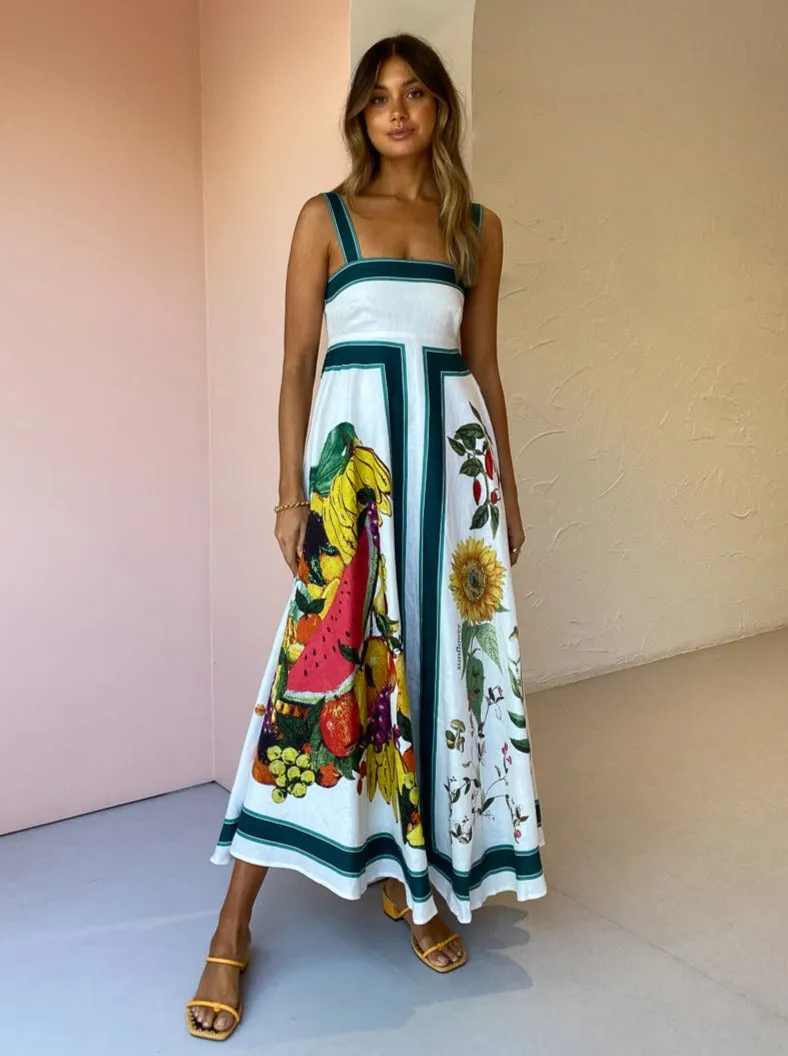 Alemais Frutta Midi Sundress in Multi