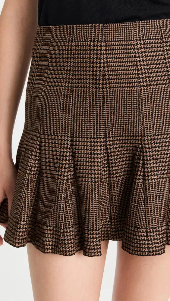 Alice   Olivia Plaid Graceful Blazer And Skirt Set