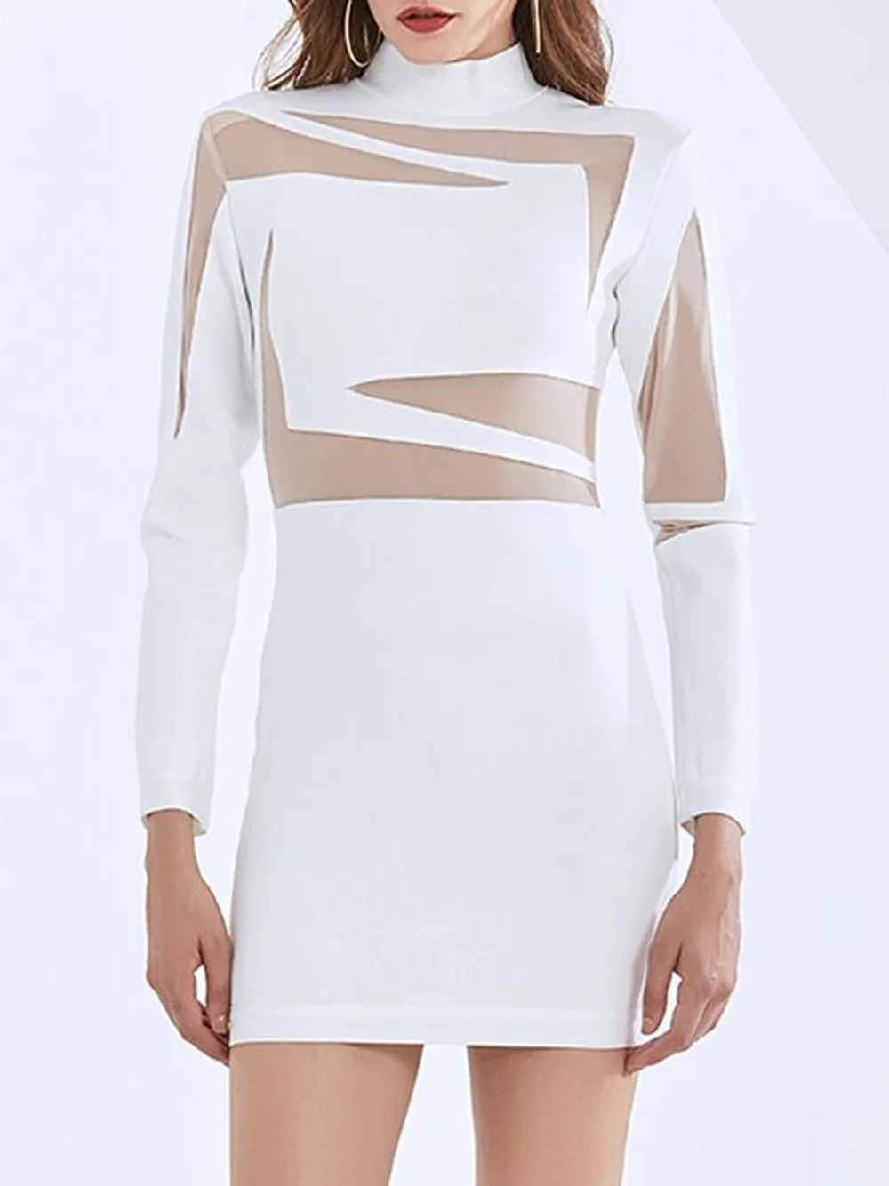 ALITA Mesh Slim Mini Dress