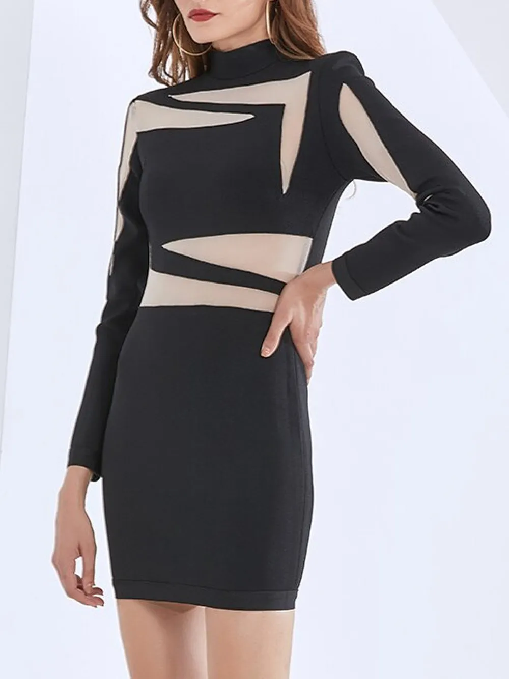 ALITA Mesh Slim Mini Dress