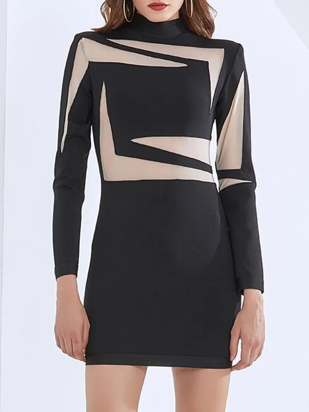 ALITA Mesh Slim Mini Dress