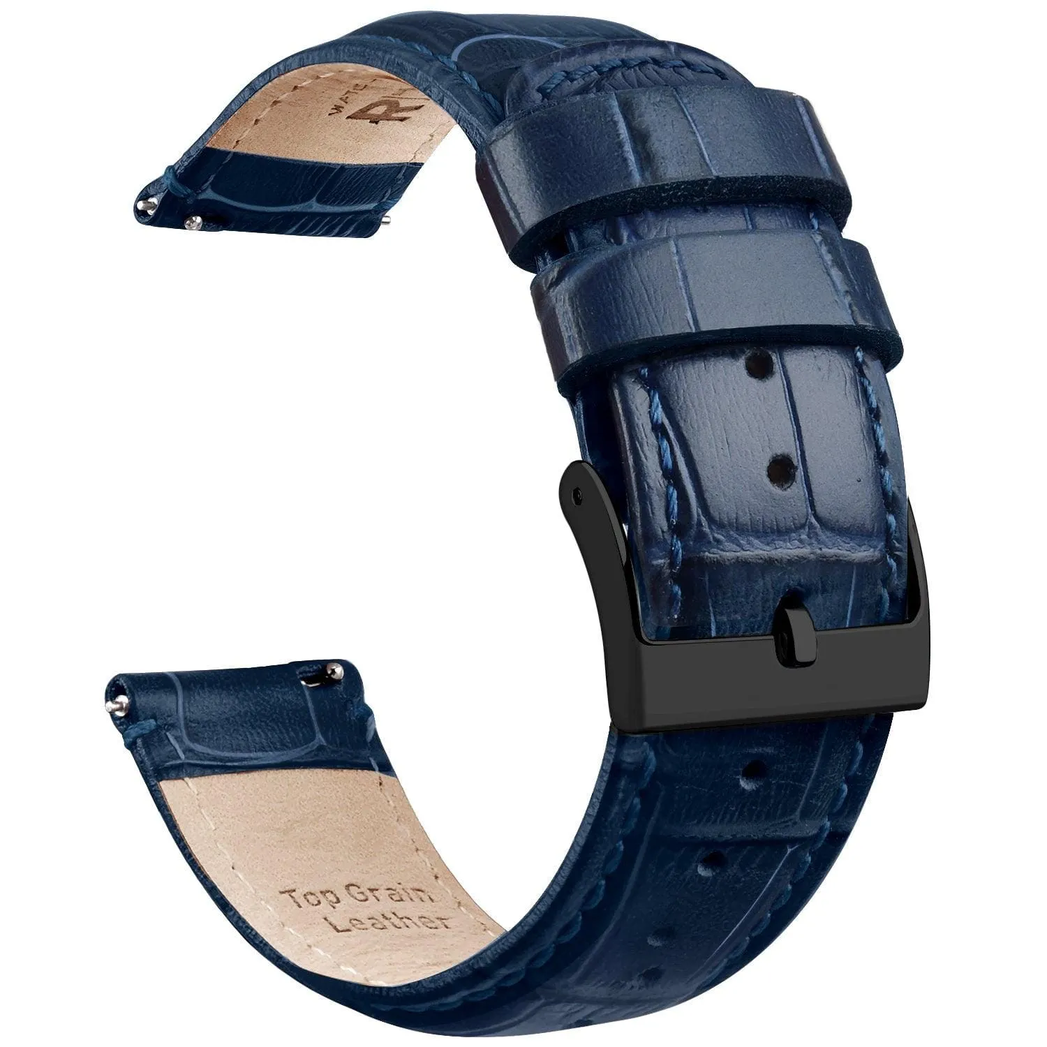 Alligator Pattern Leather Watch Band For Samsung Galaxy Watch 4-20mm