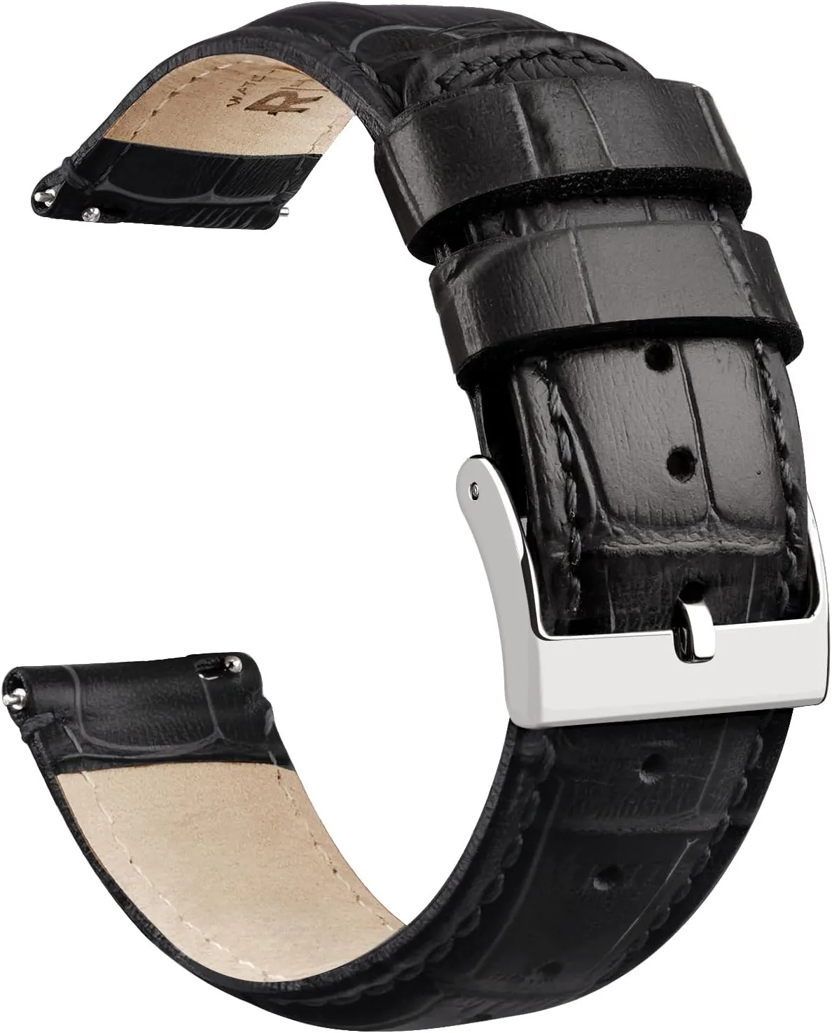 Alligator Pattern Leather Watch Band For Samsung Galaxy Watch 4-20mm