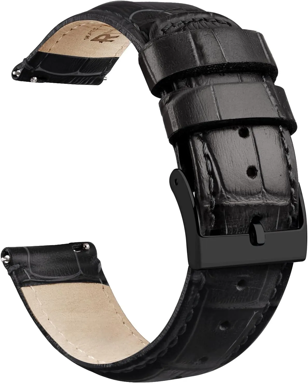 Alligator Pattern Leather Watch Band For Samsung Galaxy Watch 4-20mm