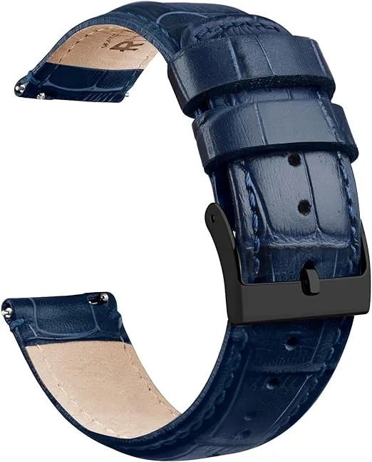 Alligator Pattern Leather Watch Band For Samsung Galaxy Watch 4-20mm