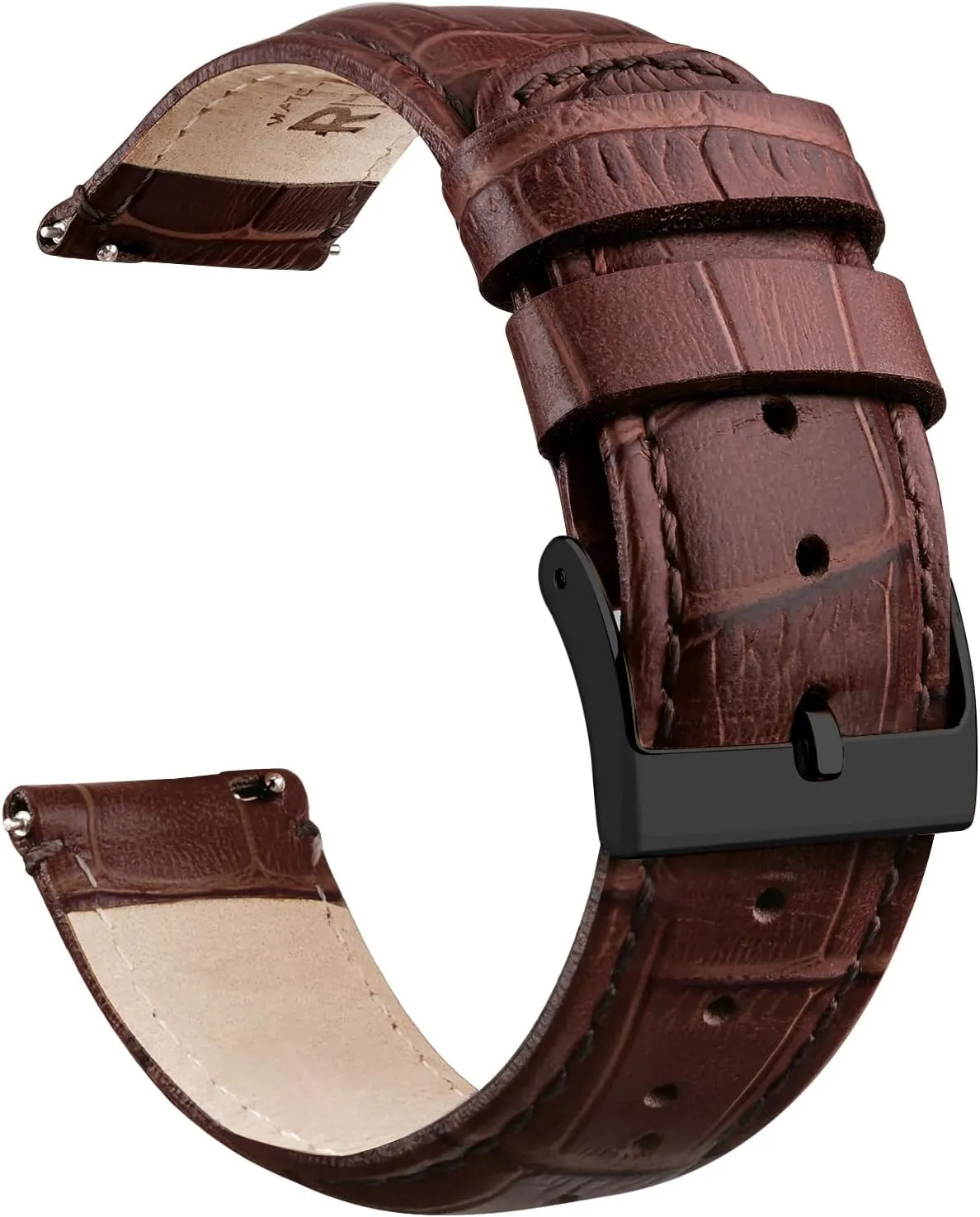 Alligator Pattern Leather Watch Band For Samsung Galaxy Watch 4-20mm