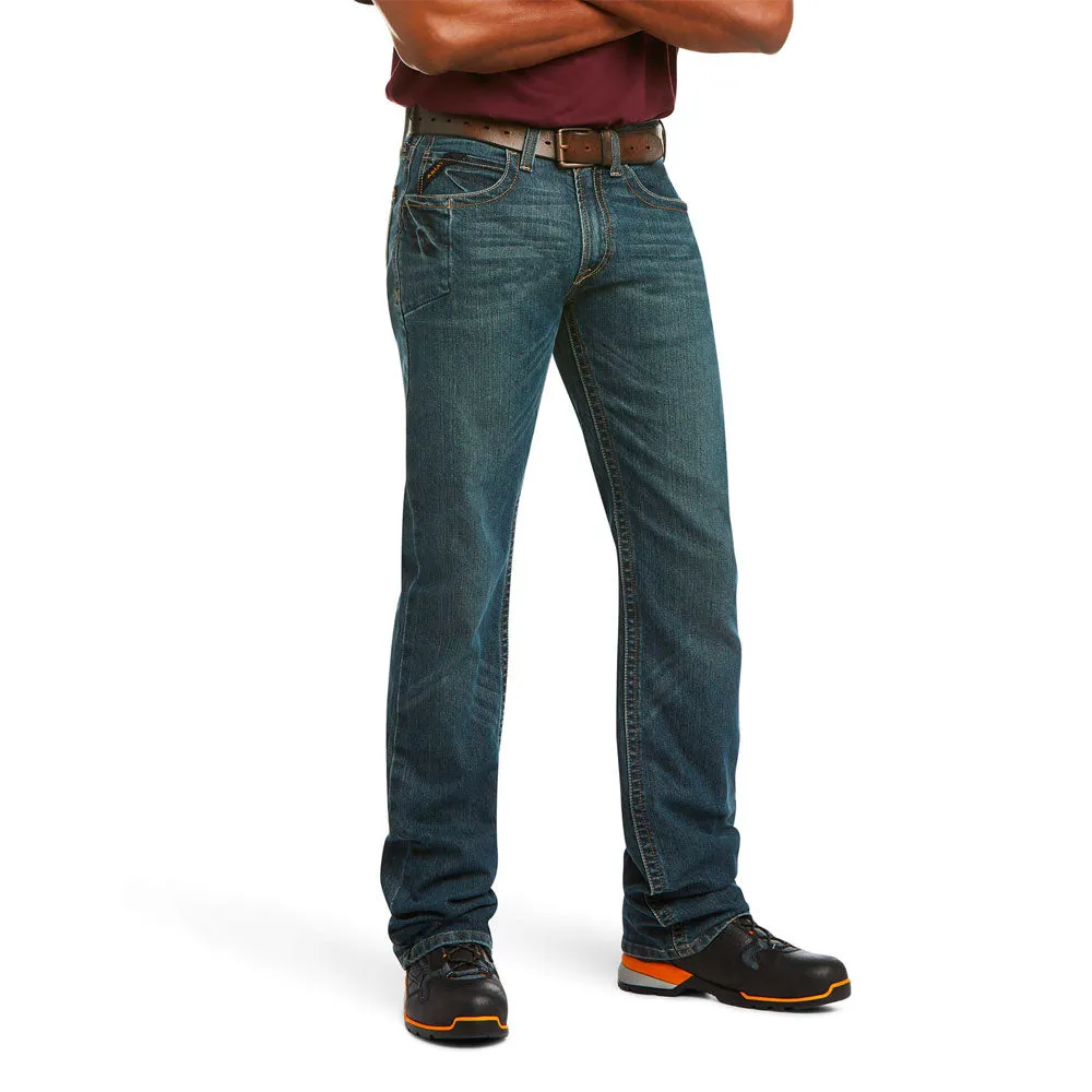 Ariat Rebar M5 Straight DuraStretch Edge Stackable Straight Leg Jean- Ironside