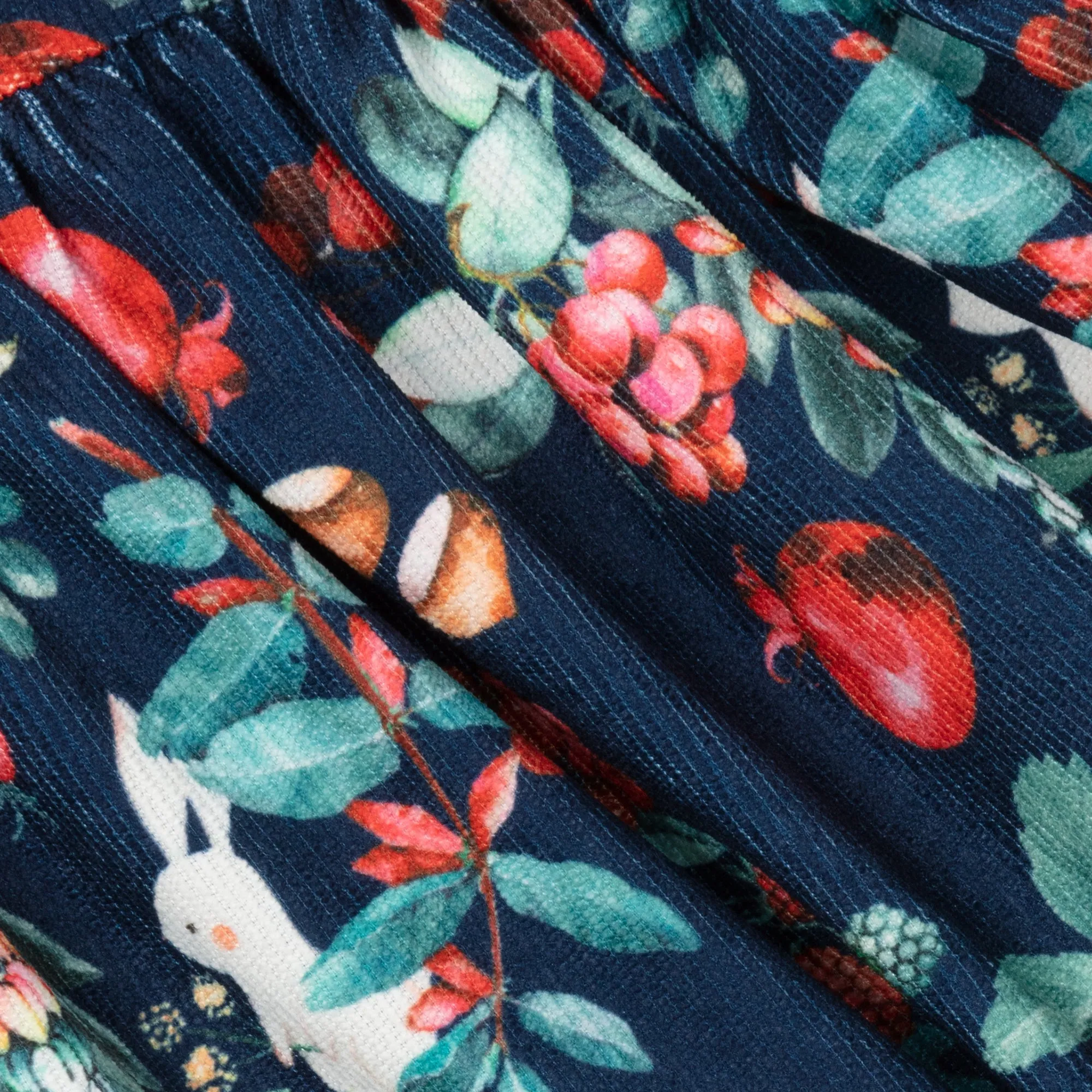 Baby Girls Printed Cord Dress Navy | Mayoral