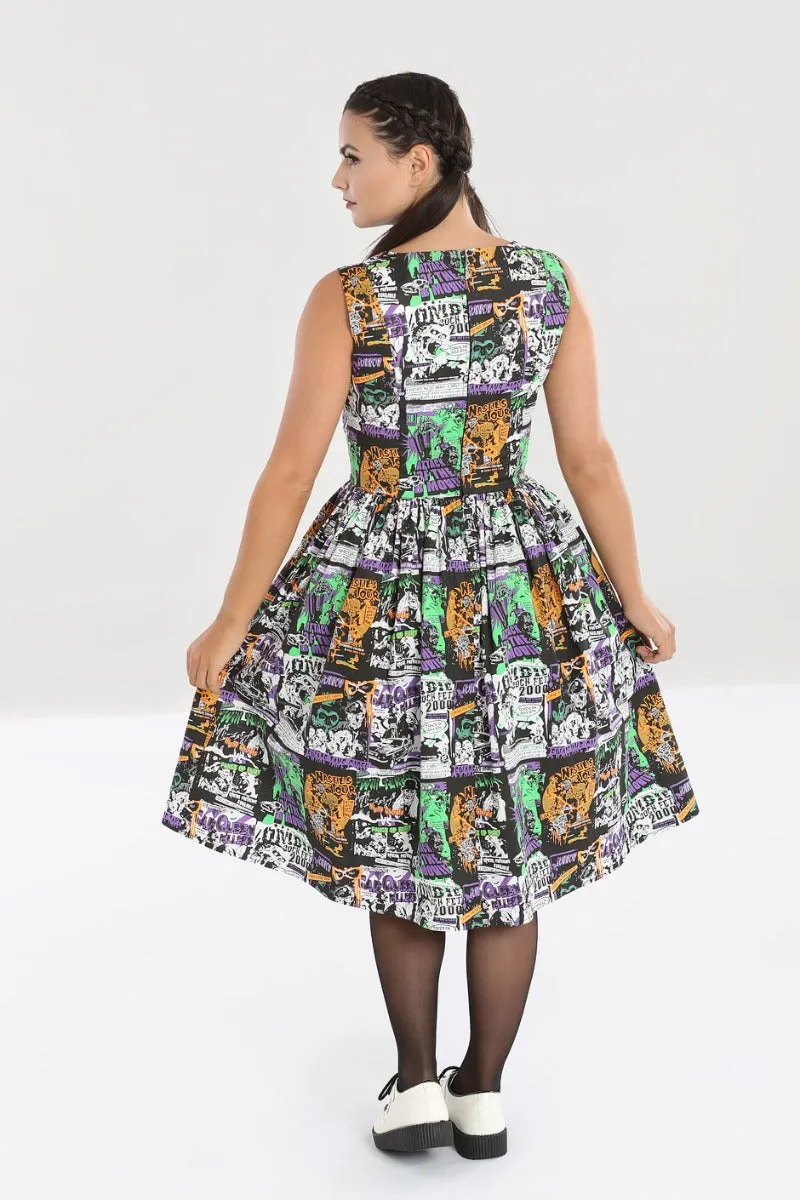 Be Afraid 50's Dress