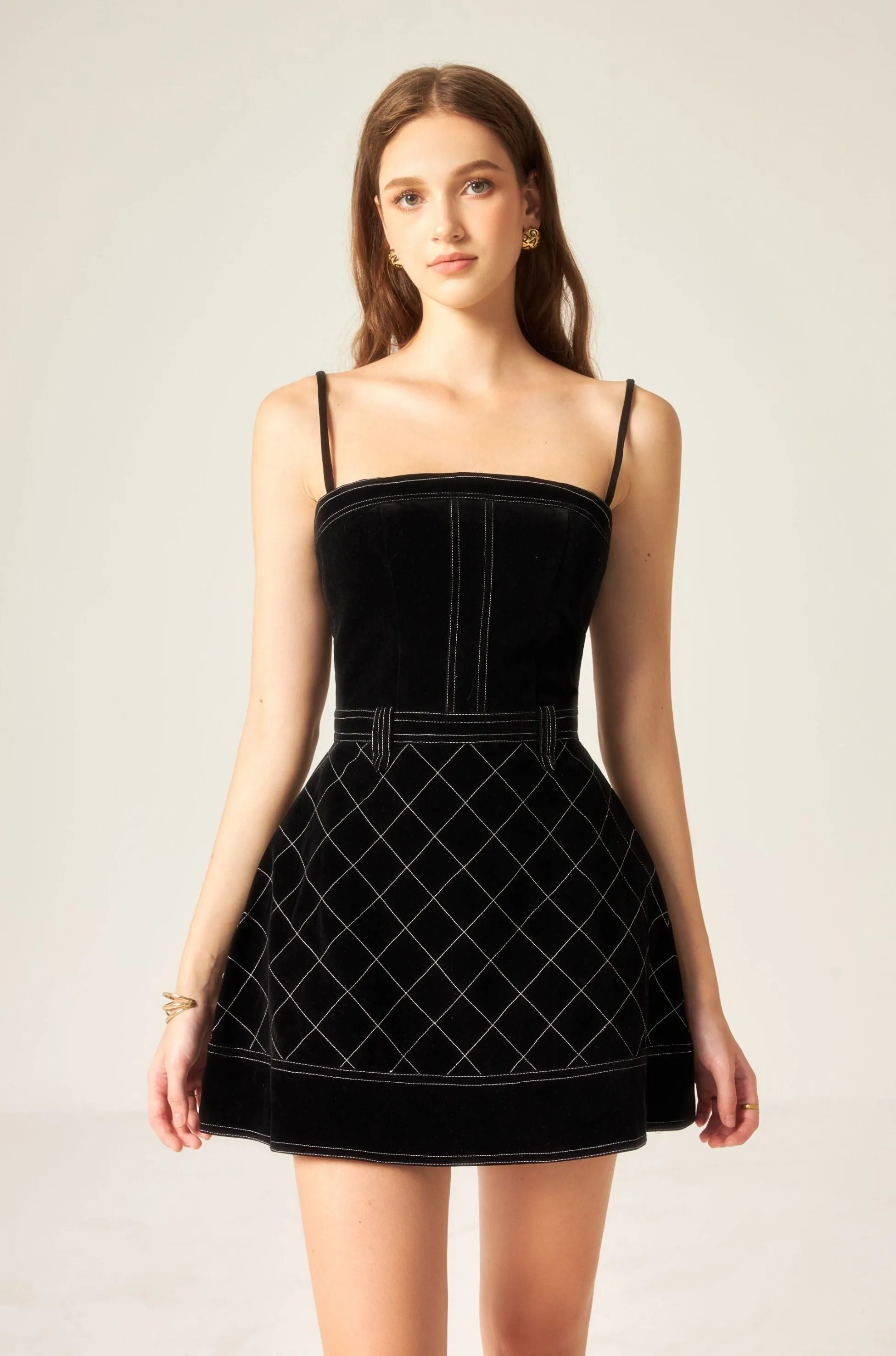 Beatrix Velvet Mini Dress