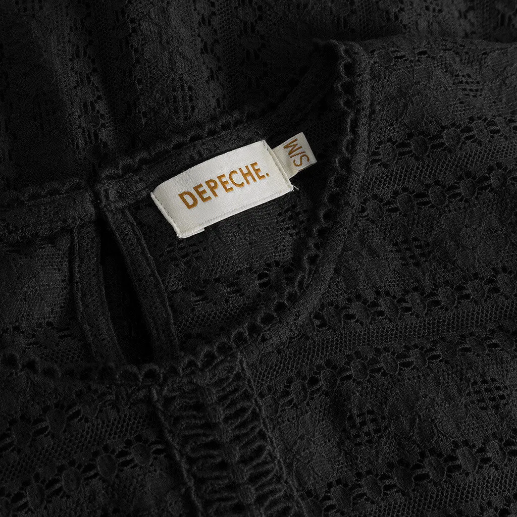 Beautiful Nelly lace top / 100064 - Black (Nero)