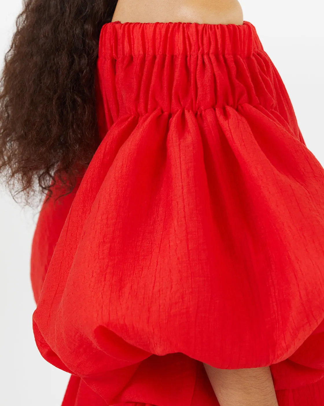 Beth Dress Tencel Blend Red