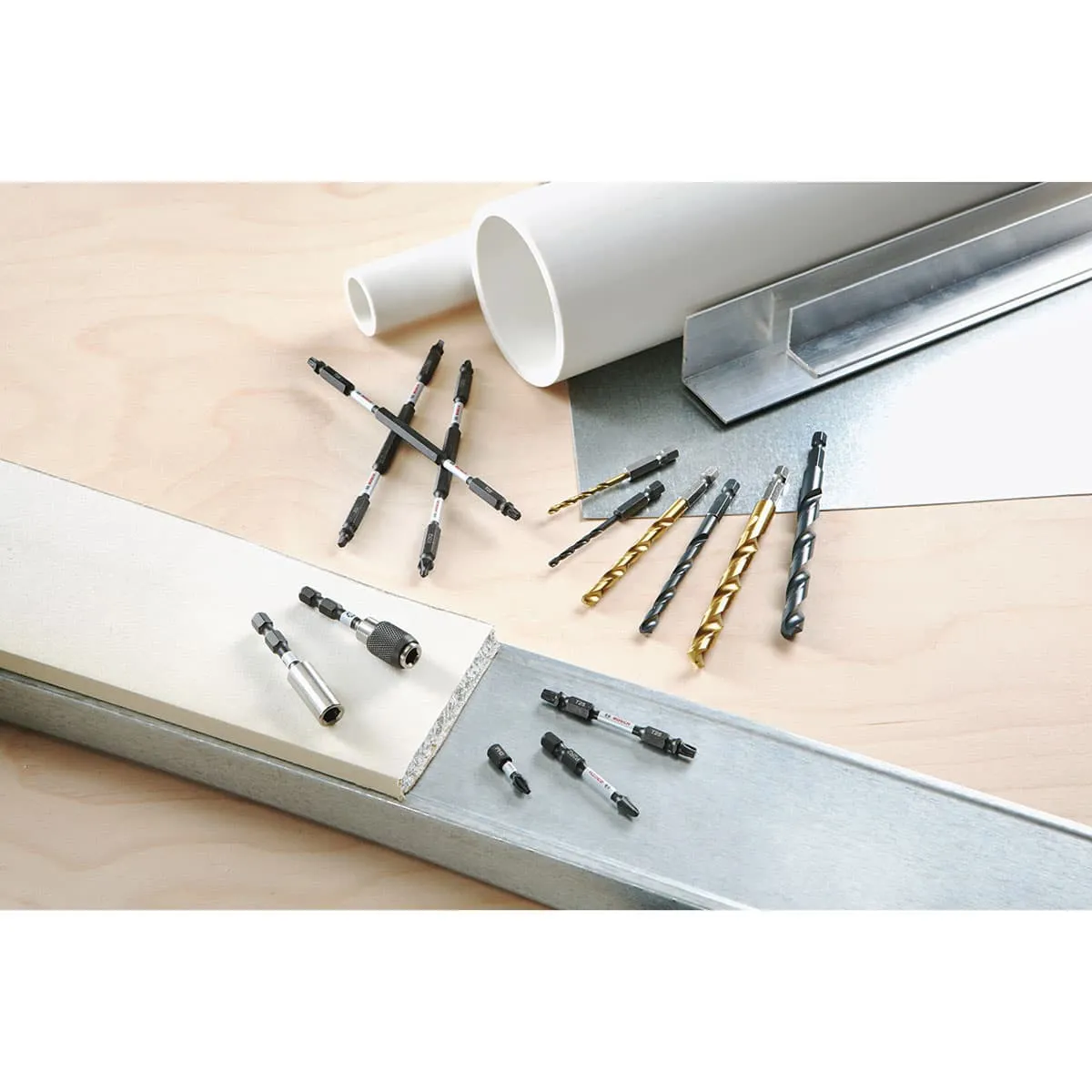 Bosch ITBHQC201B 5-Pc 2" Impact Tough Quick Change Bit Holders