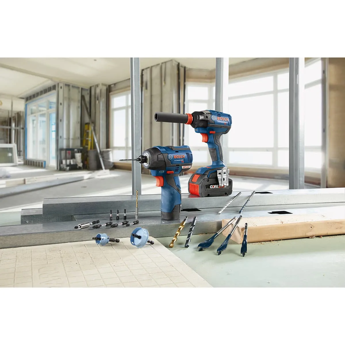 Bosch ITBHQC201B 5-Pc 2" Impact Tough Quick Change Bit Holders