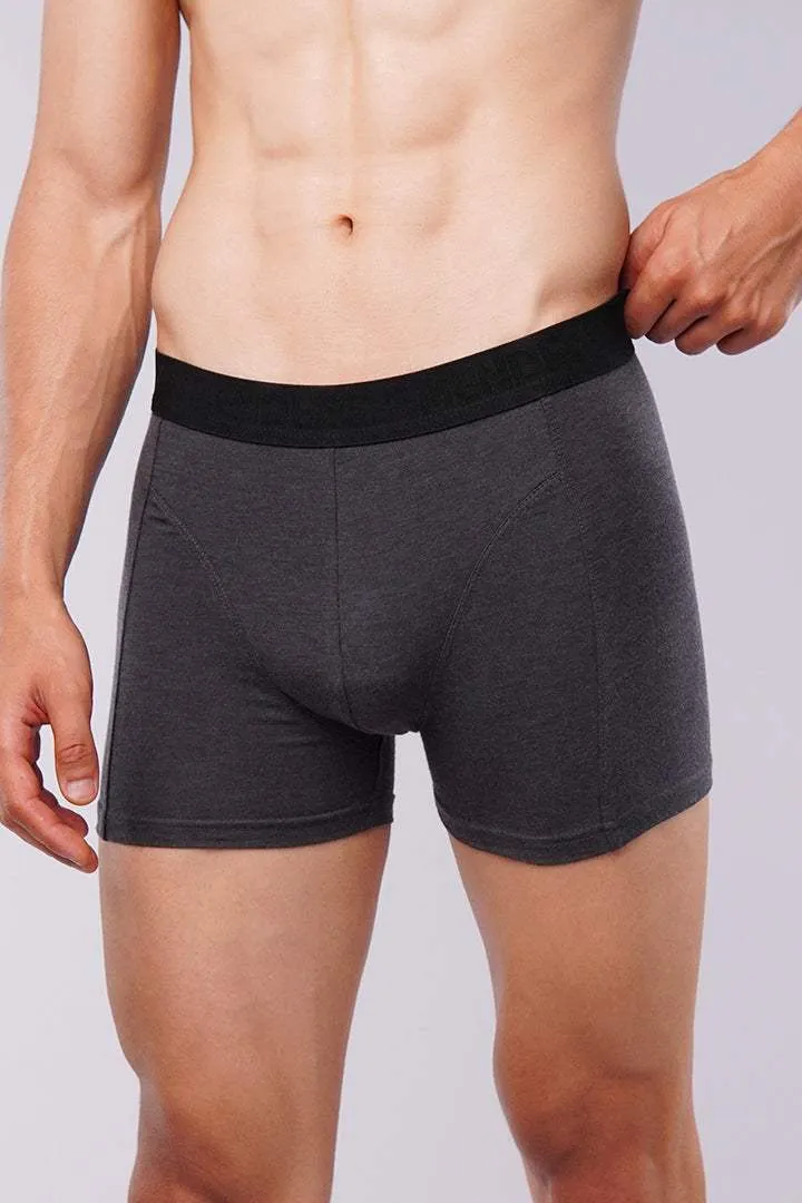 Boxer Brief - Black, Navy Blue & Charcoal Grey Pack Of 3