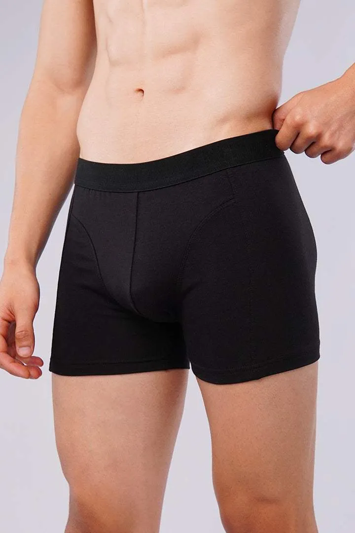 Boxer Brief - Black, Navy Blue & Charcoal Grey Pack Of 3