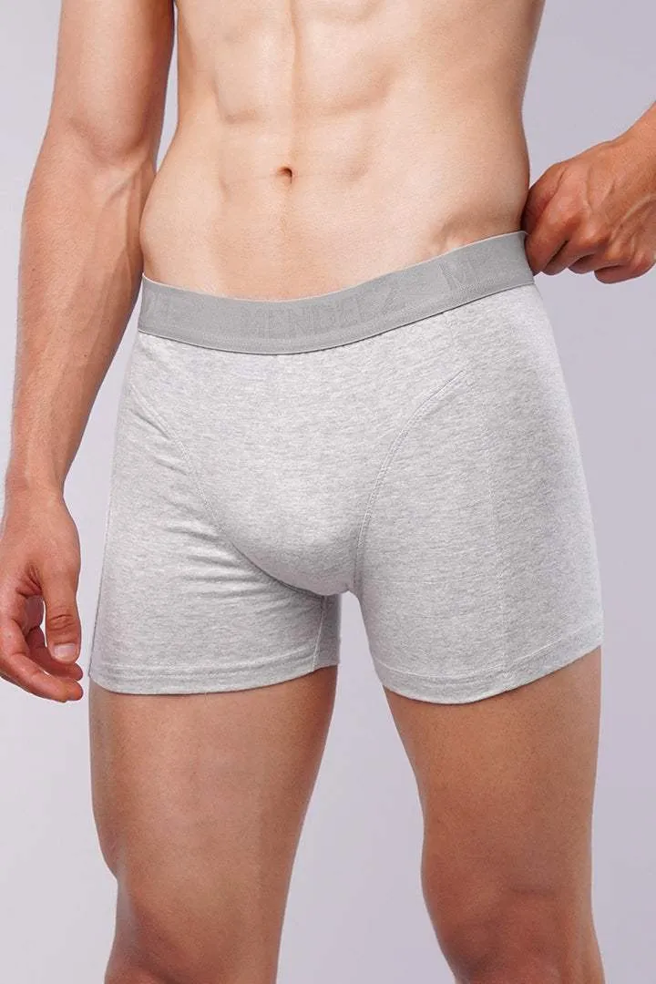 Boxer Brief - Black, White & Heather Grey Pack Of 3