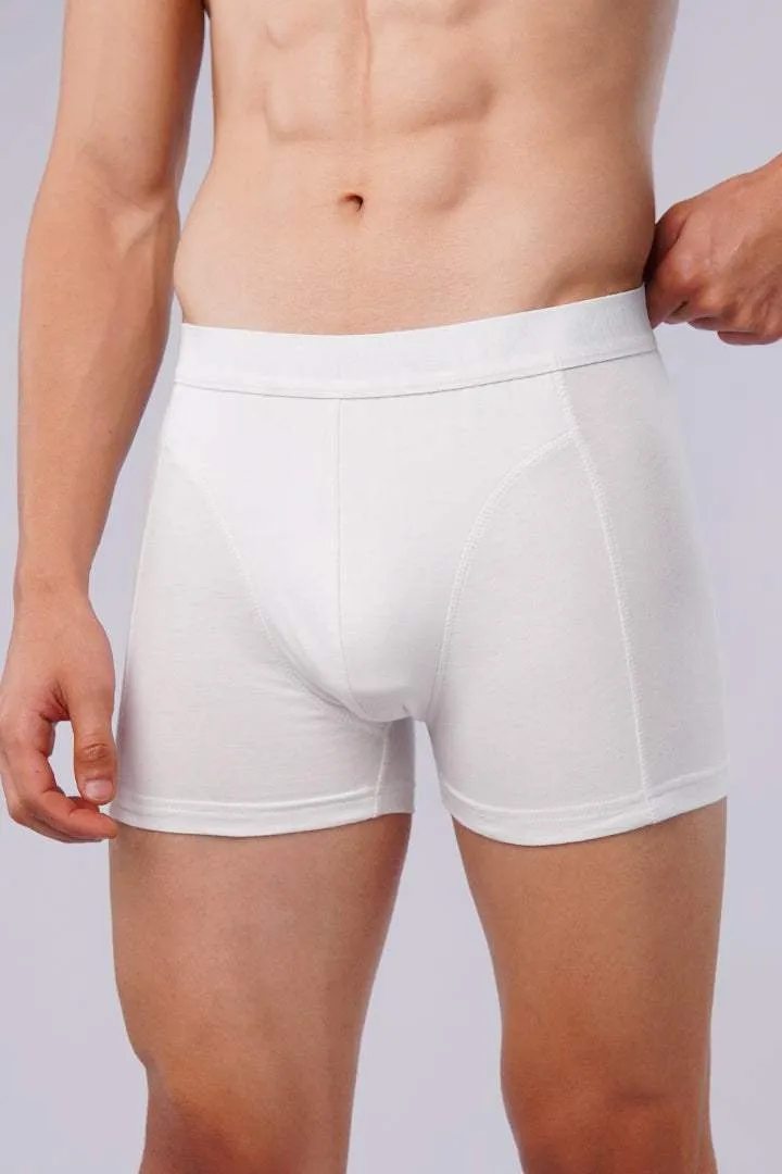 Boxer Brief - Black, White & Heather Grey Pack Of 3