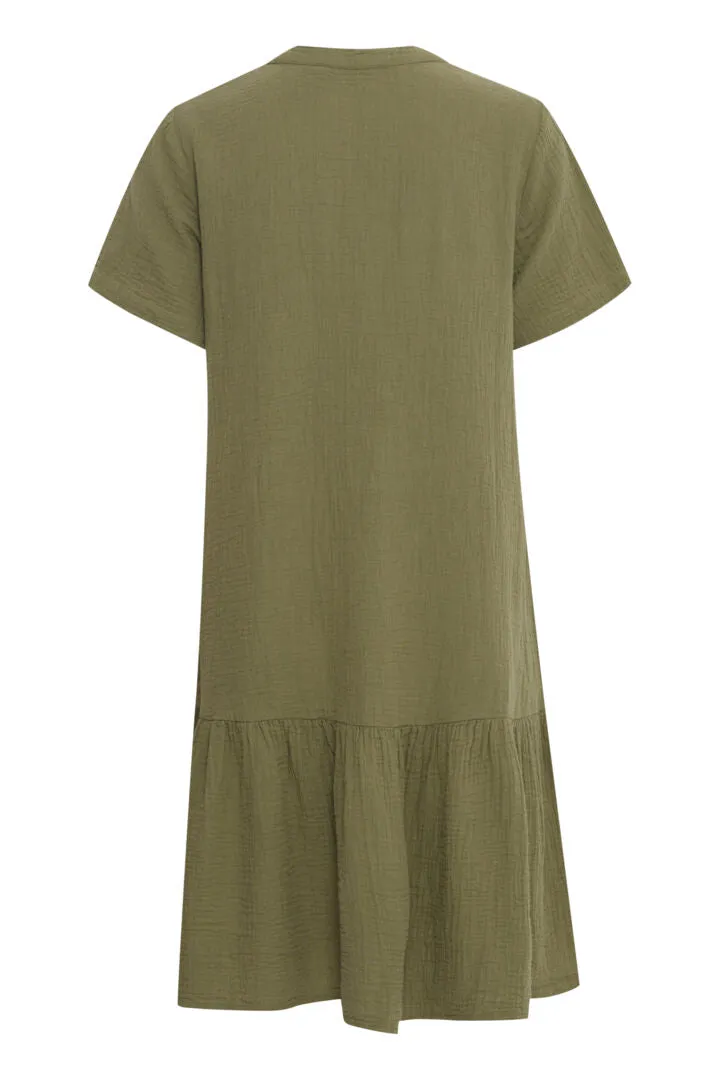 b.young Berlin Short A-Line Dress Olivine