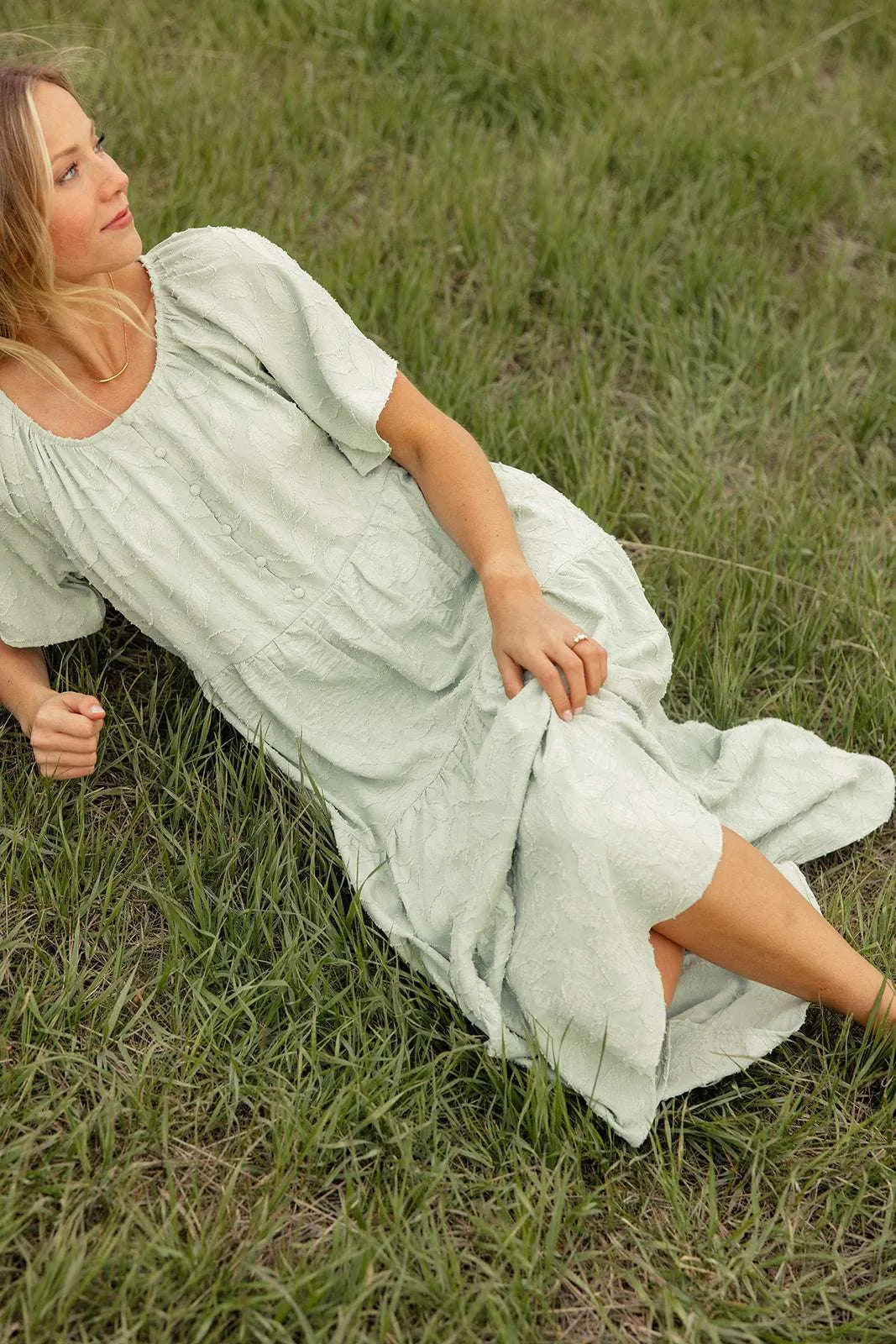Carried Away Textured Maxi | Nursing Friendly