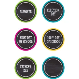Chalkboard Brights Holidays and Special Events Calendar Days