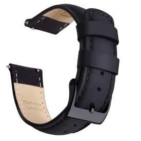 Classic Leather Watch Band For Samsung Galaxy Watch 4,Active 2 -20mm