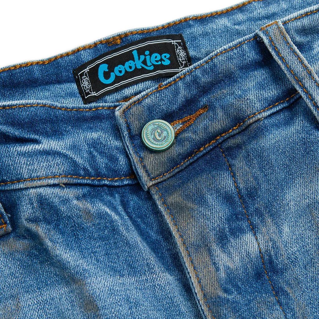 Core Modern Flare Indigo Wash Denim Jeans