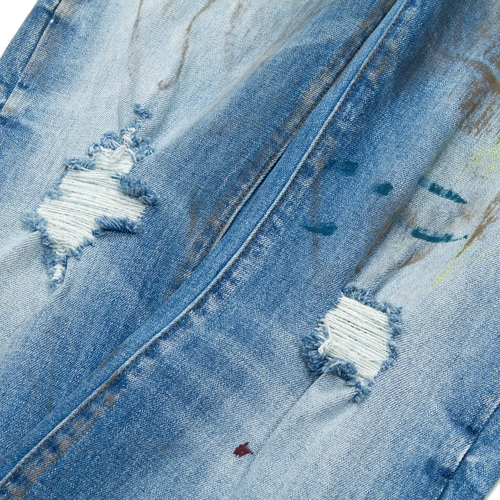 Core Modern Flare Indigo Wash Denim Jeans