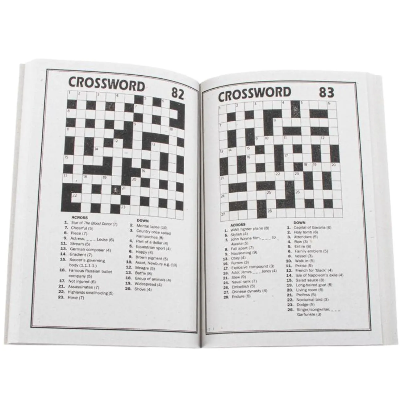 Crossword Puzzle (A5)