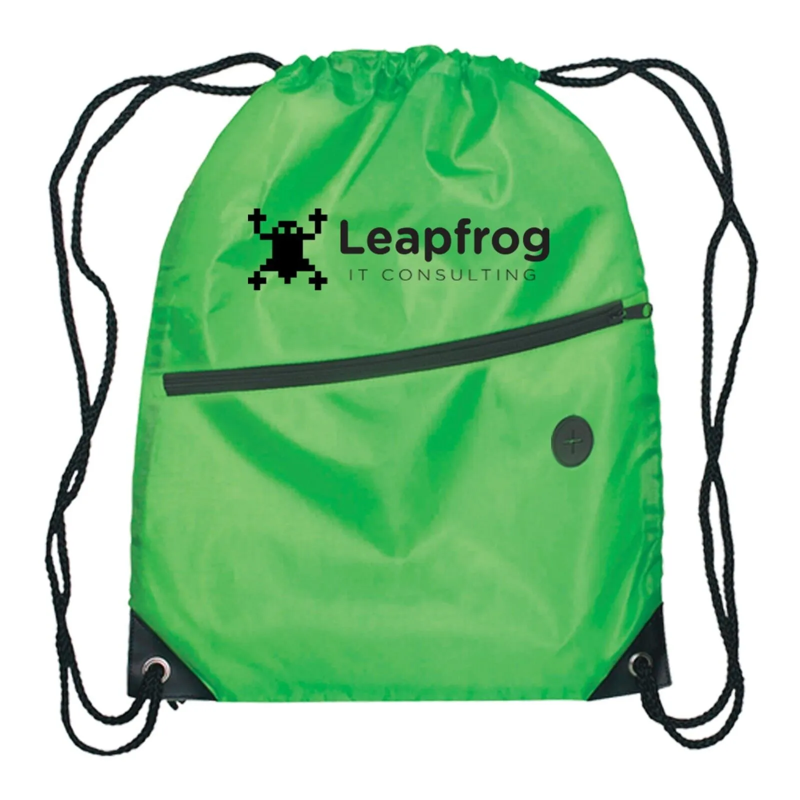 Custom Printed Daypack Drawstring Backpack Polyester Printed with Logo