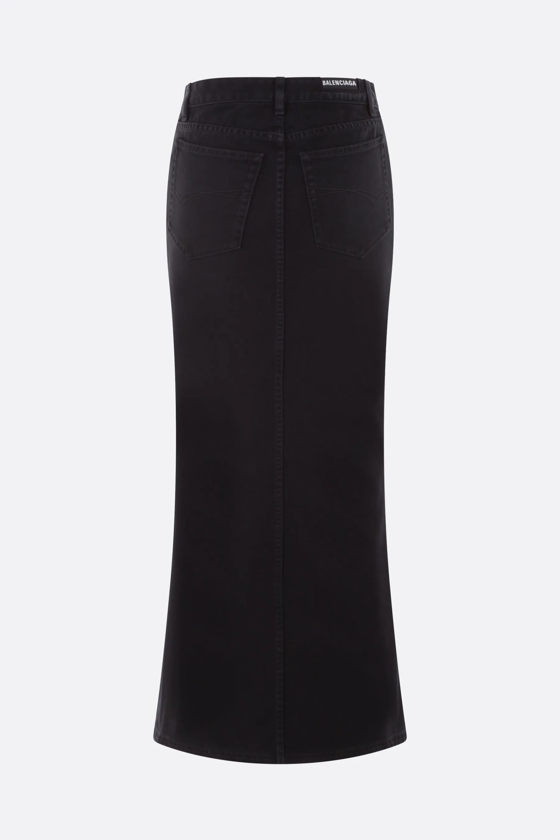 denim mermaid long skirt