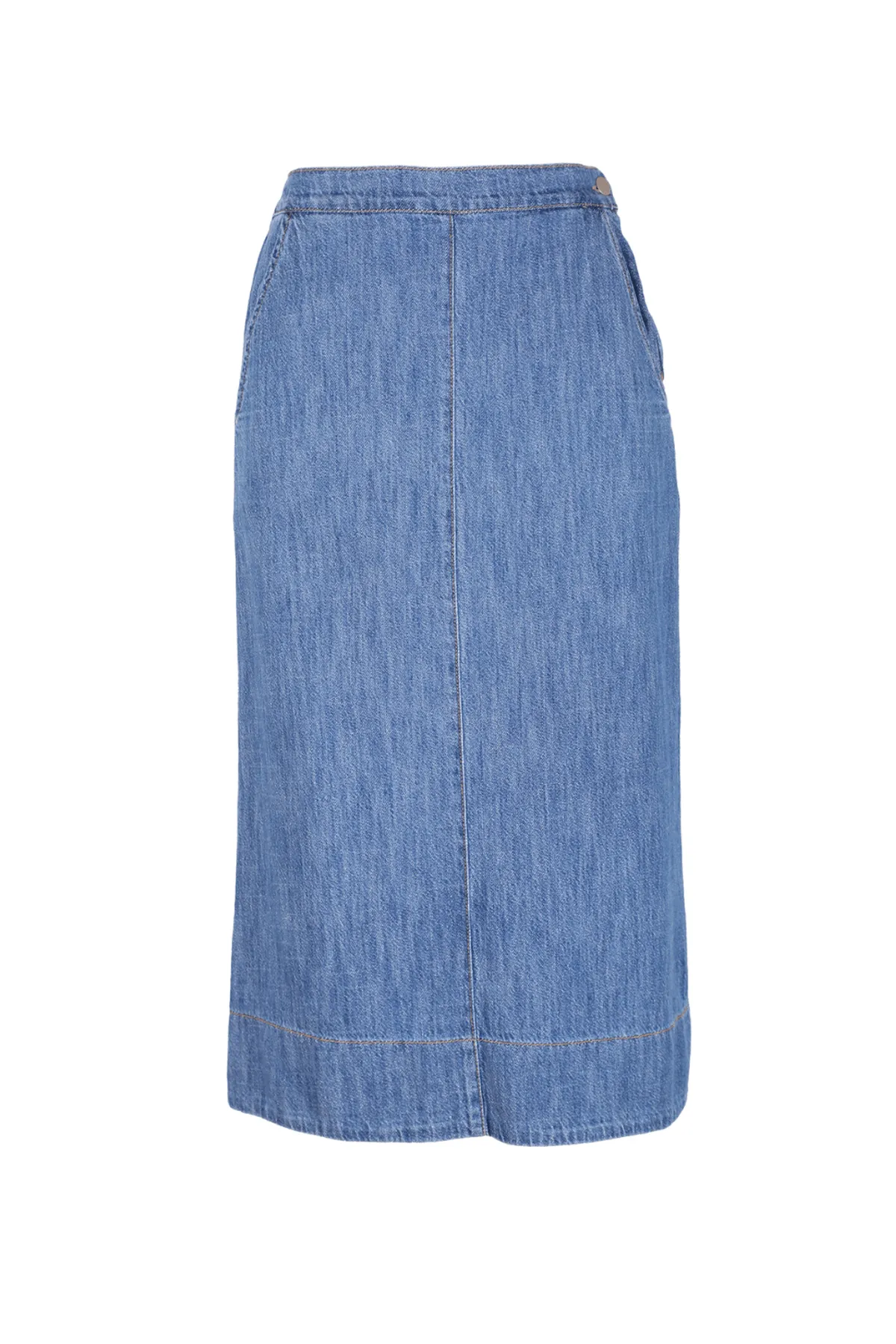 Detroit Denim Skirt Sea Blue